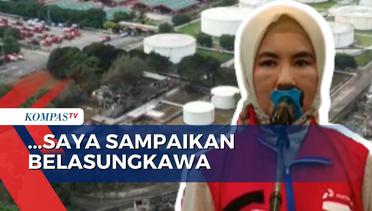 Dirut PT Pertamina, Nicke Widyawati Sampaikan Permohonan Maaf dan Belangsungkawa