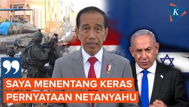 Netanyahu Tolak Kemerdekaan Palestina, Jokowi: Ini Tidak Dapat Diterima