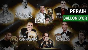 Modric dan 6 Pemain Real Madrid Peraih Ballon d'Or