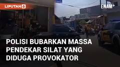 Viral Polisi Bubarkan Massa Pendekar Silat yang Diduga Jadi Provokator
