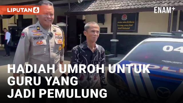 Guru yang Viral Nyambi Jadi Pemulung dapat Hadiah Umroh