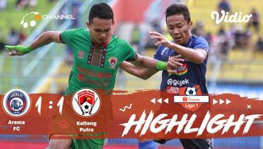 Full Highlight - Arema FC 1 vs 1 Kalteng Putra | Shopee Liga 1 2019/2020