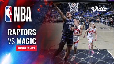 Toronto Raptors vs Orlando Magic - Highlights | NBA Regular Season 2023/24