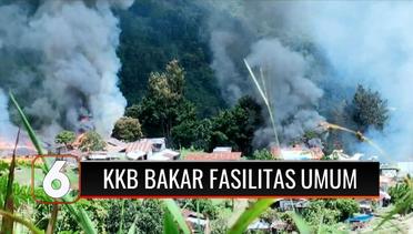 Kelompok Teroris Bersenjata Papua Bakar Puskesmas dan Fasilitas Perbankan di Kiwirok | Liputan 6