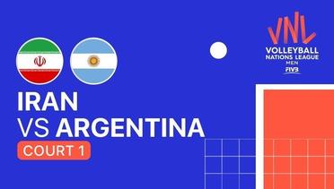 Full Match | VNL MEN'S - Iran vs Argentina | Volleyball Nations League 2021