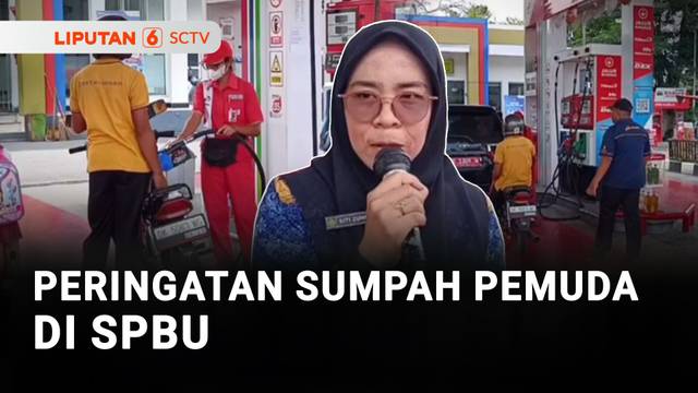Peringatan Sumpah Pemuda Di SPBU | Liputan 6