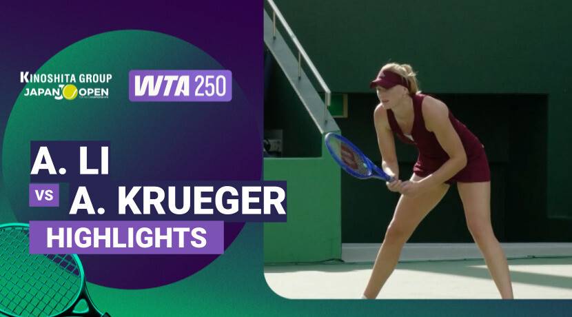 Semifinal - WTA 250: Kinoshita Group Japan Open 2026