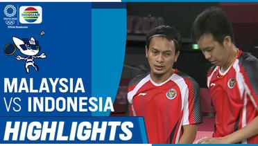 MAS vs INA - Semifinal Badminton Ganda Putra: Aaron/Soh Wooi vs Hendra/Ahsan | Olimpiade Tokyo 2020