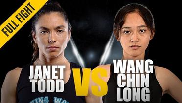 Janet Todd vs. Wang Chin Long | ONE Full Fights | Kickboxing Dominance | May 2019