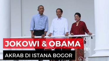 Full! Keakraban Jokowi Dan Obama Di Istana Bogor
