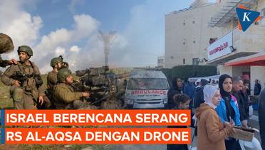 Israel Targetkan RS Martir Al-Aqsa dengan Serangan Drone
