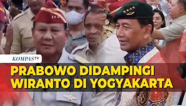 Prabowo Didampingi Wiranto Saat Hadiri Reuni Akbar Purnawirawan di Yogyakarta