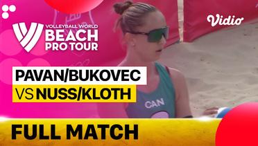 Full Match | Pavan/Bukovec (CAN) vs Nuss/Kloth (USA) | Beach Pro Tour Elite 16 Doha, Qatar 2023