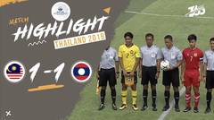 Full Highlight - Malaysia 1 VS 1 Laos  | Piala AFF U-15 2019