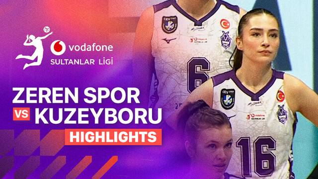 Zeren Spor vs Kuzeyboru - Highlight | Turkish Women's Volleyball League 2025/26