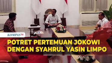 Momen Jokowi dan Syahrul Yasin Limpo Berbincang di Istana Merdeka