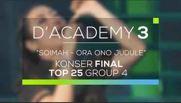 Soimah - Ora Ono Judule (Konser Final Top 25)