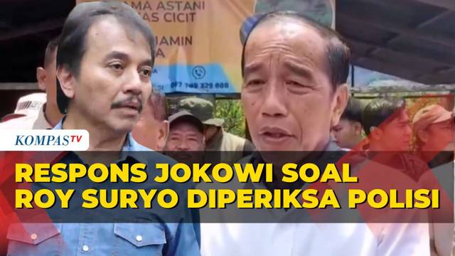 Respons Jokowi soal Roy Suryo Diperiksa Polisi Kasus Tuduhan Ijazah Palsu