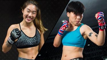 Angela Lee vs. Xiong Jing Nan 2 - All Finishes - ONE Highlights