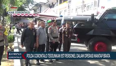Polda Gorontalo Terjunkan 937 Personel Dalam Operasi Mantap Brata Otanaha