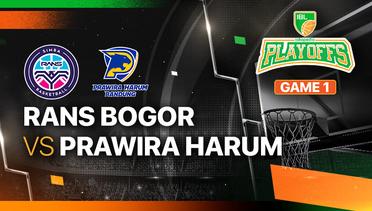 Playoffs - Game 1: RANS Simba Bogor vs Prawira Harum Bandung - Full Match | IBL Tokopedia 2024