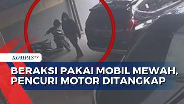 Beraksi Pakai Mobil Mewah, Pencuri Motor di Medan Ditangkap