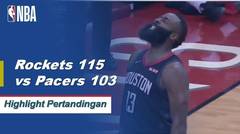 NBA | Cuplikan Hasil Pertandingan : Rockets 115 vs Pacers 103