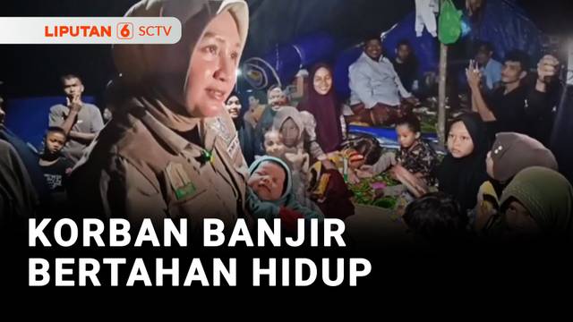 Korban Banjir di Aceh Utara Bertahan Hidup di Tenda Terpal Darurat | Liputan 6