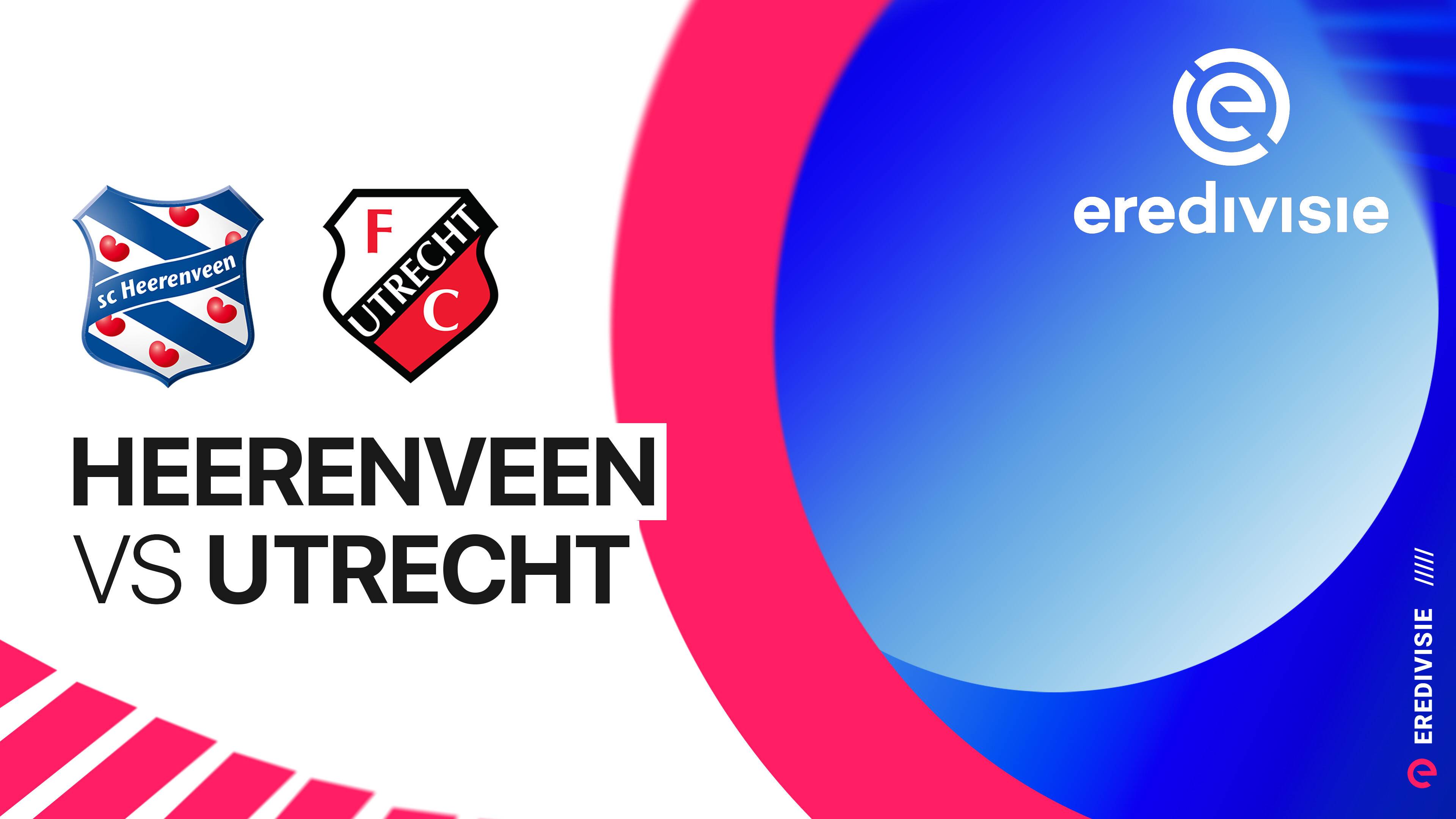 Heerenveen vs Utrecht