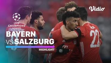 Highlight - Bayern Muenchen vs Salzburg I UEFA Champions League 2020/2021