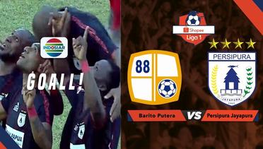 Tendangan Kaki Kanan Melenting Tibo berhasil Masuk ke Gawang Barito 0-3 untuk Persipura | Shopee Liga 1