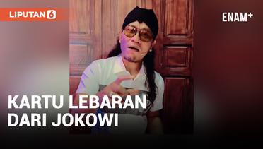 Gus Miftah Pamer Kartu Lebaran dari Jokowi