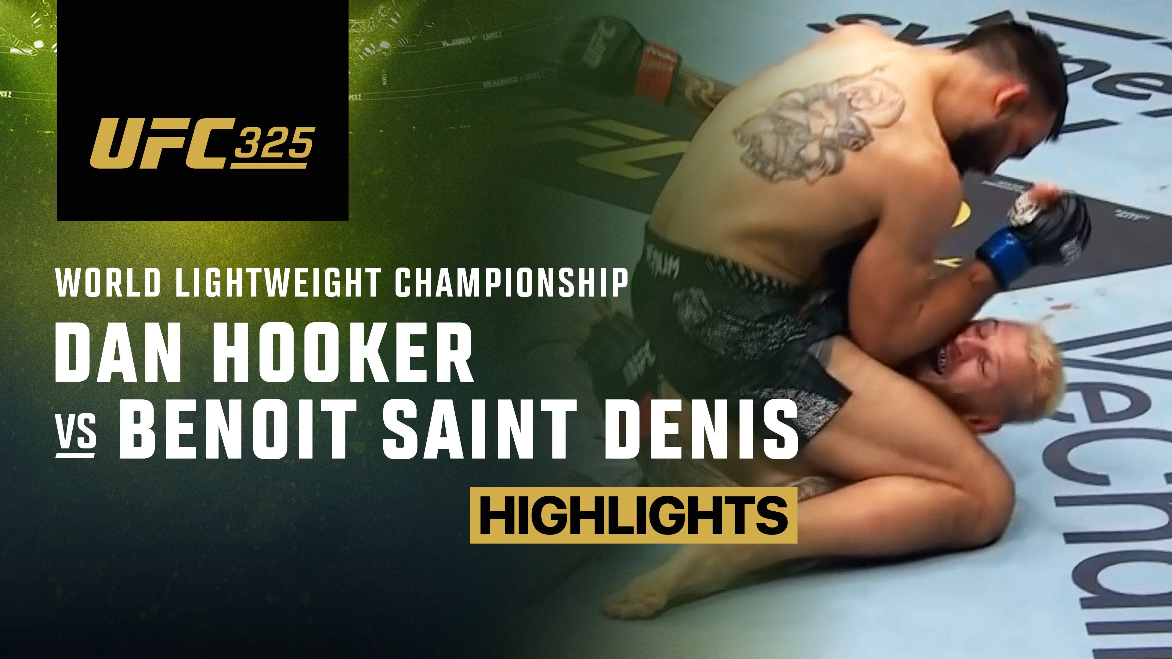 Dan Hooker vs Benoit Saint Denis - Lightweight | UFC 325
