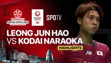 Leong Jun Hao (MAS) vs Kodai Naraoka (JPN) - Highlights | Daihatsu Japan Open 2024 - Men's Singles