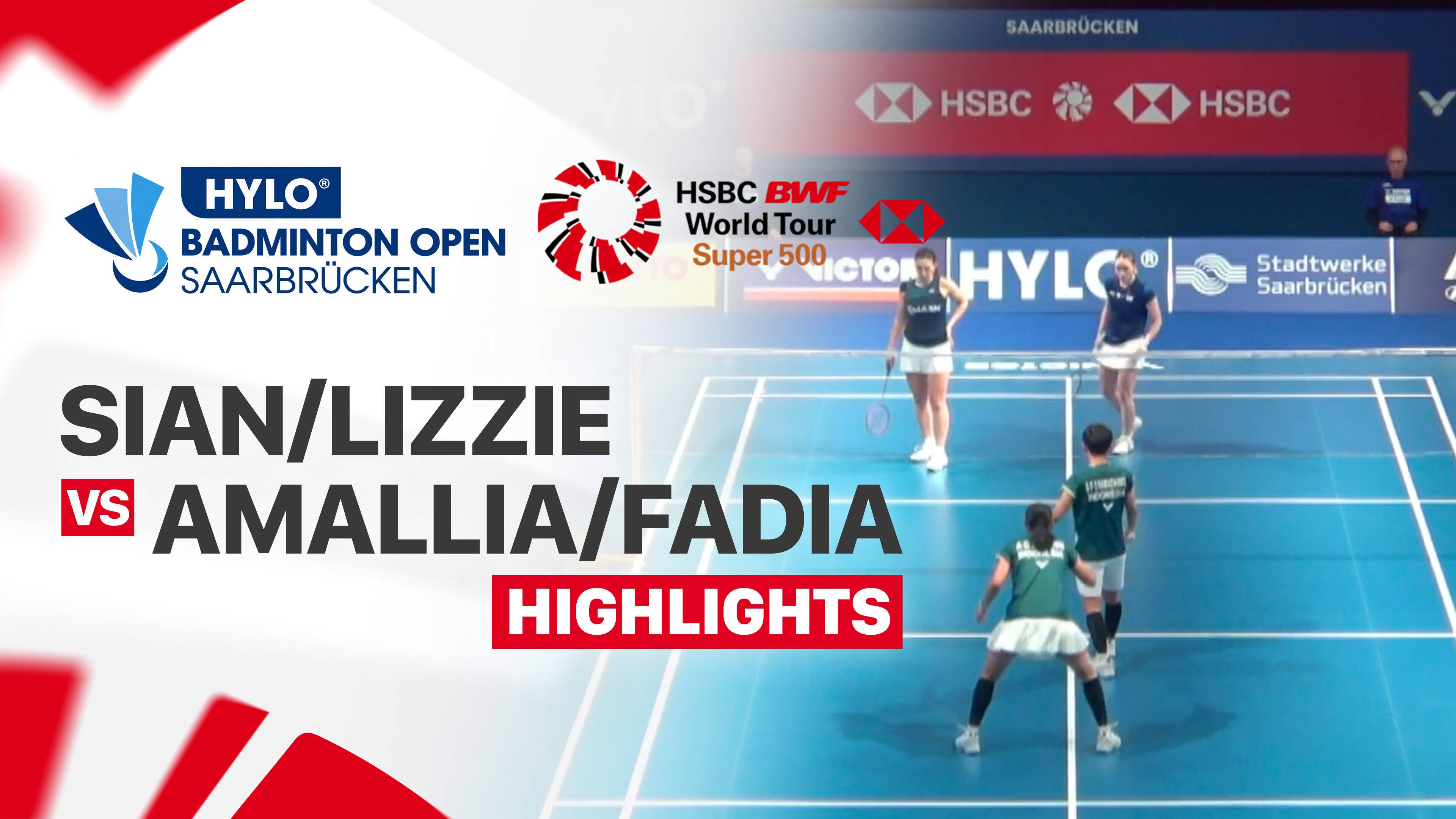 Sian Kelly/Lizzie Tolman (ENG) vs Amallia Cahaya Pratiwi/Siti Fadia Silva Ramadhanti (INA) - Women's Doubles Round of 16 | HYLO Open 2026