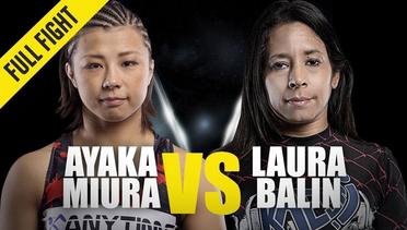 Ayaka Miura vs. Laura Balin | ONE Full Fight | Slick Submission | February 2019