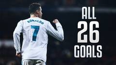 All 26 Gol Cristiano Ronaldo LaLiga 2017-2018