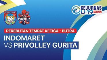 Indomaret vs Privolley Gurita Kaur - Perebutan Tempat Ketiga Putra - Full Match | Kejurnas Bola Voli Antarklub U-19 2025