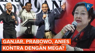 3 Bacapres Kontra dengan Megawati soal KPK
