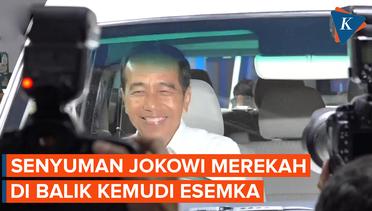 Senyum Jokowi di Balik Kemudi Esemka Bima