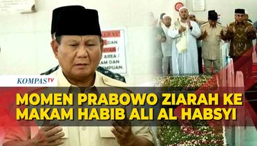 Momen Prabowo Ziarah ke Makam Habib Ali Kwitang, Disambut Riuh Warga