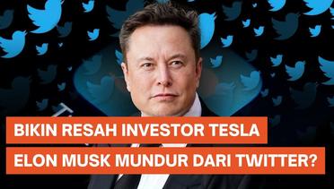 Investor Tesla Desak Elon Musk Mundur dari CEO Twitter