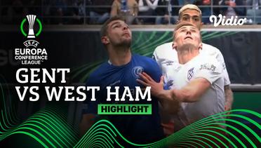 Highlights - Gent vs West Ham | UEFA Europa Conference League 2022/23
