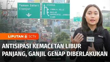 Live Report: Libur Panjang, Ganjil Genap Antisipasi Kemacetan di Kawasan Puncak Bogor | Liputan 6