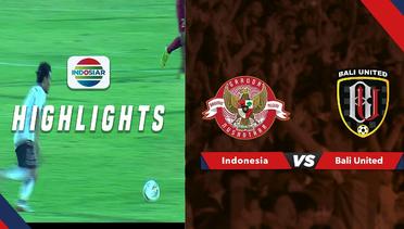 SAYANG SEKALII!!! Tendangan Keras LDR Taufik-Bali Utd Masih Mencium Mistar Gawang - Timnas Match Day