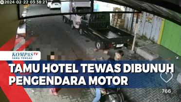 Tamu Hotel Tewas Dibunuh Pengendara Motor