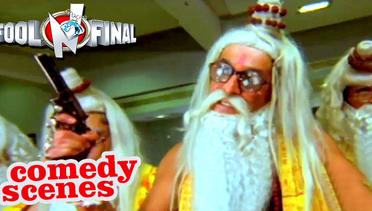 Gangs Of Baba Trying To Steal Diamonds | Comedy Scene | Fool N Final | Hindi Film
