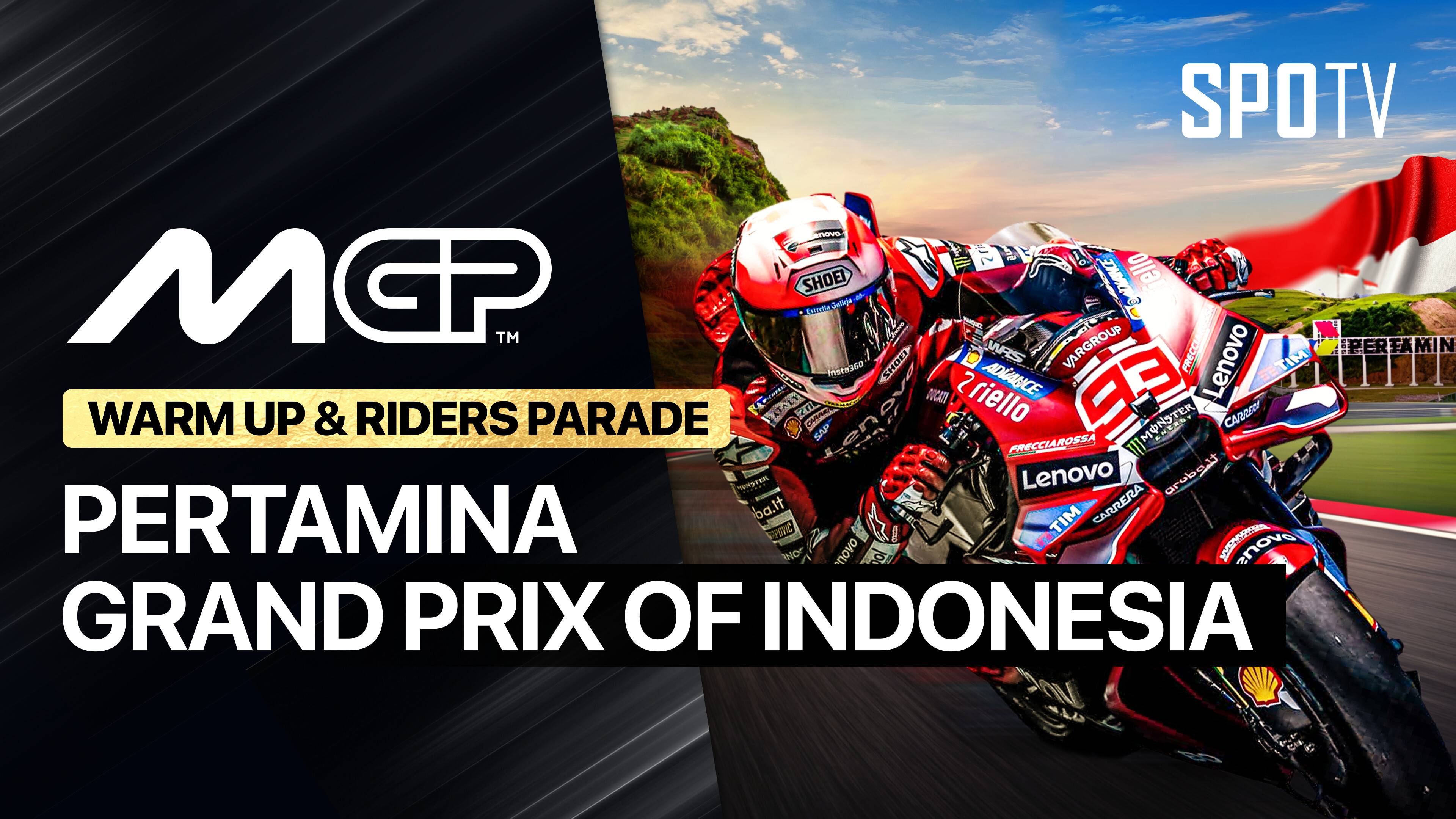 MotoGP Warm Up & Rider's Parade: PERTAMINA Grand Prix of Indonesia - MotoGP 2026 Round 17