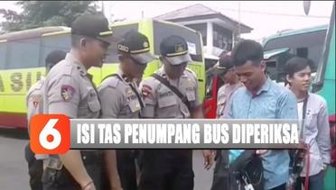 Barang Bawaan Penumpang Bus Tujuan Ibu Kota Diperiksa Jelang Pelantikan Presiden - Liputan 6 Pagi