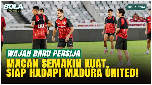 3 Rekrutan Anyar Persija Ikut Latihan Jelang Lawan Madura United